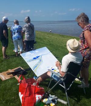 Workshop tekenen en schilderen op de Dijk